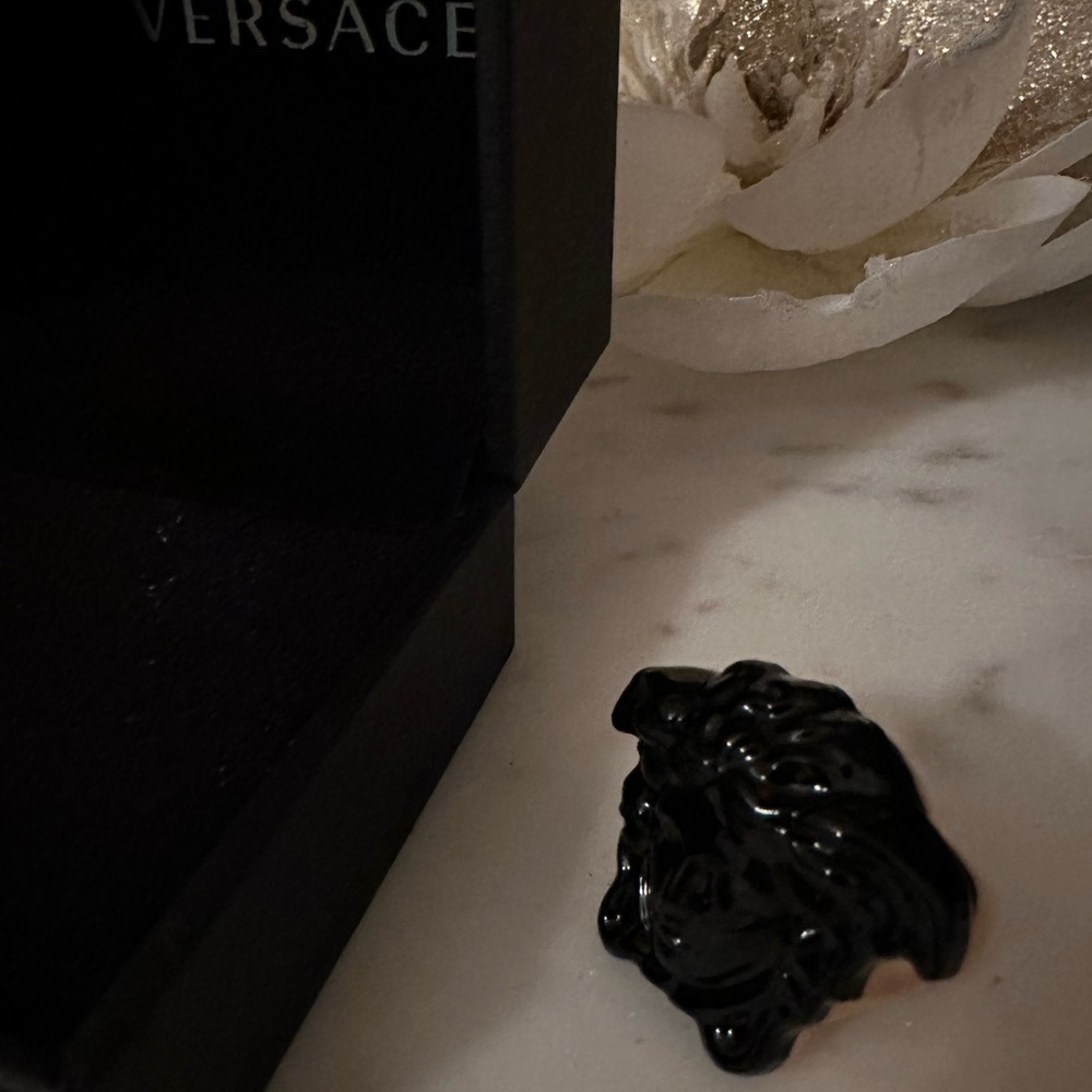 Versace enamel ring NEW (Authentic) - Picture 3 of 9